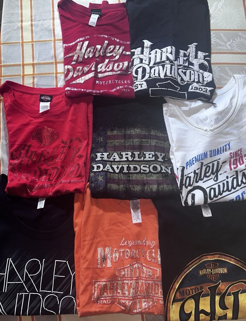 Harley Davidson Ladies Size Medium T-Shirt Bundle Lot Nice Condition